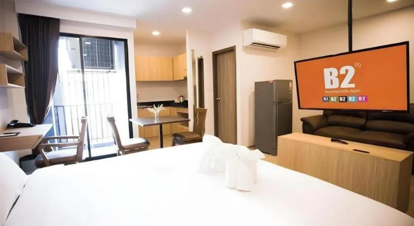 Bed in B2 Amata Nakorn Premier Hotel