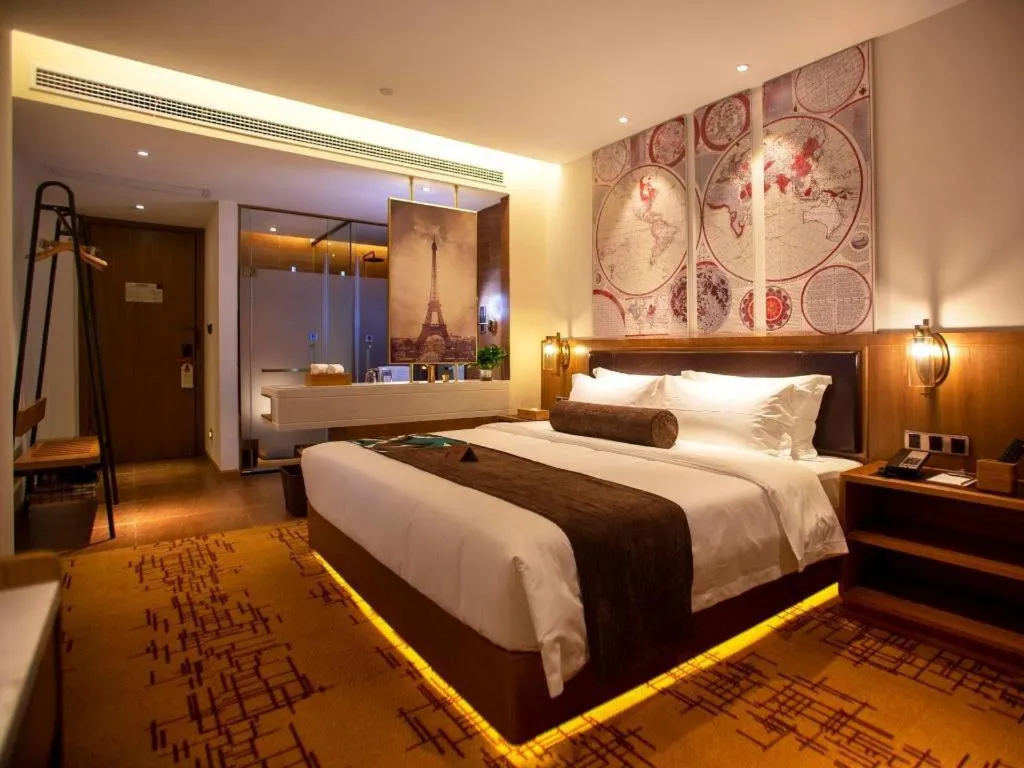 Bed in James Joyce Coffetel· Wuhan Wangjiawan Taojialing Metro Station