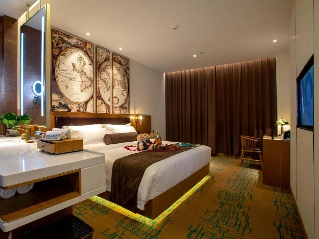 Bed in James Joyce Coffetel· Wuhan Wangjiawan Taojialing Metro Station