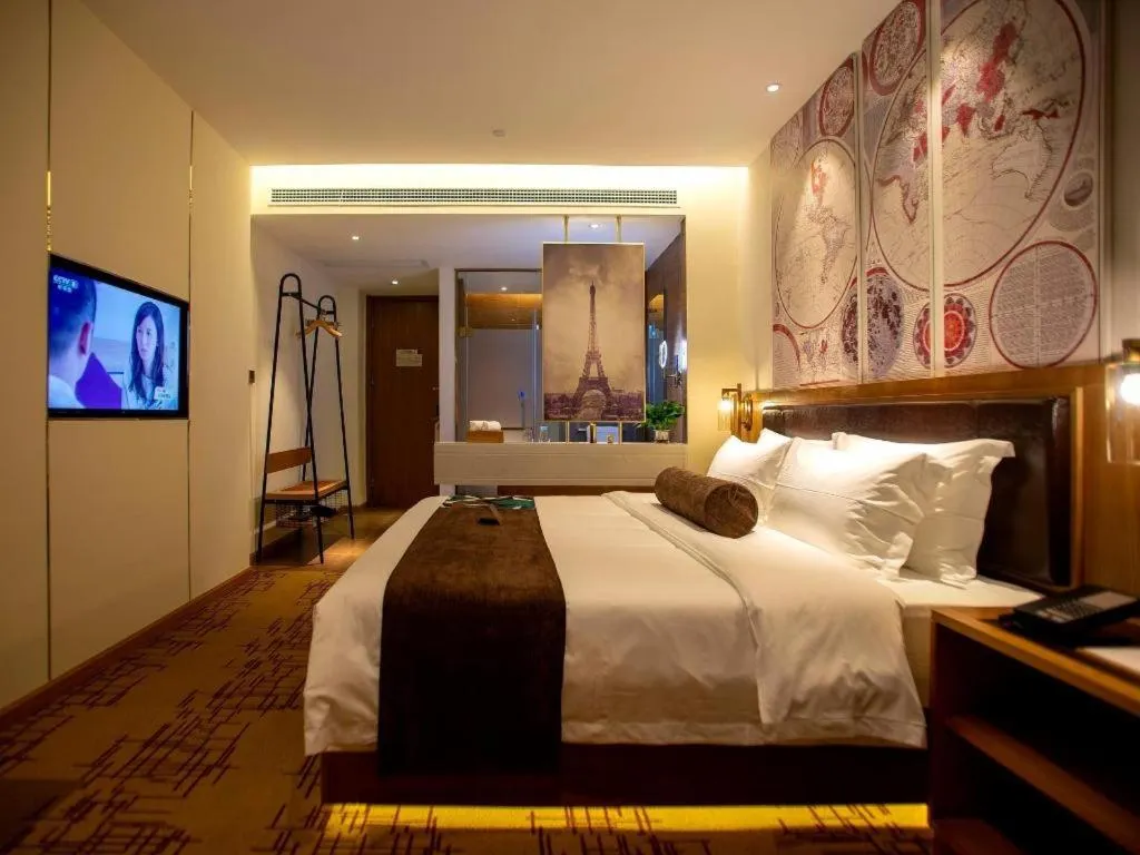 Bed in James Joyce Coffetel· Wuhan Wangjiawan Taojialing Metro Station