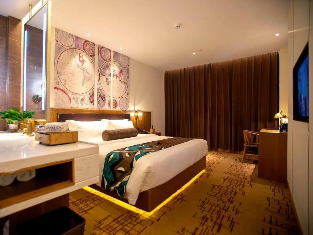 Bed in James Joyce Coffetel· Wuhan Wangjiawan Taojialing Metro Station