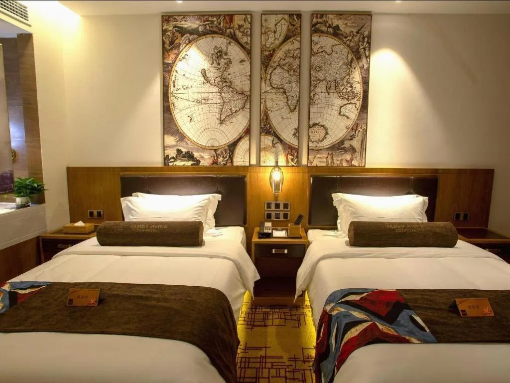 Bed in James Joyce Coffetel· Wuhan Wangjiawan Taojialing Metro Station