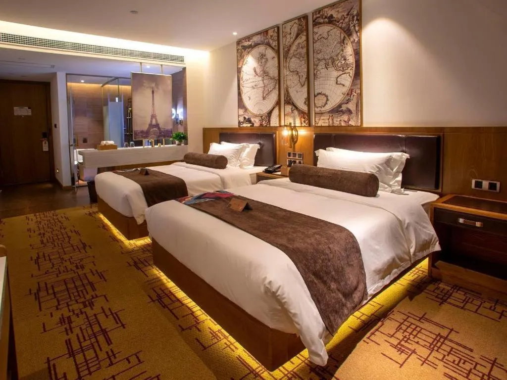 Bed in James Joyce Coffetel· Wuhan Wangjiawan Taojialing Metro Station