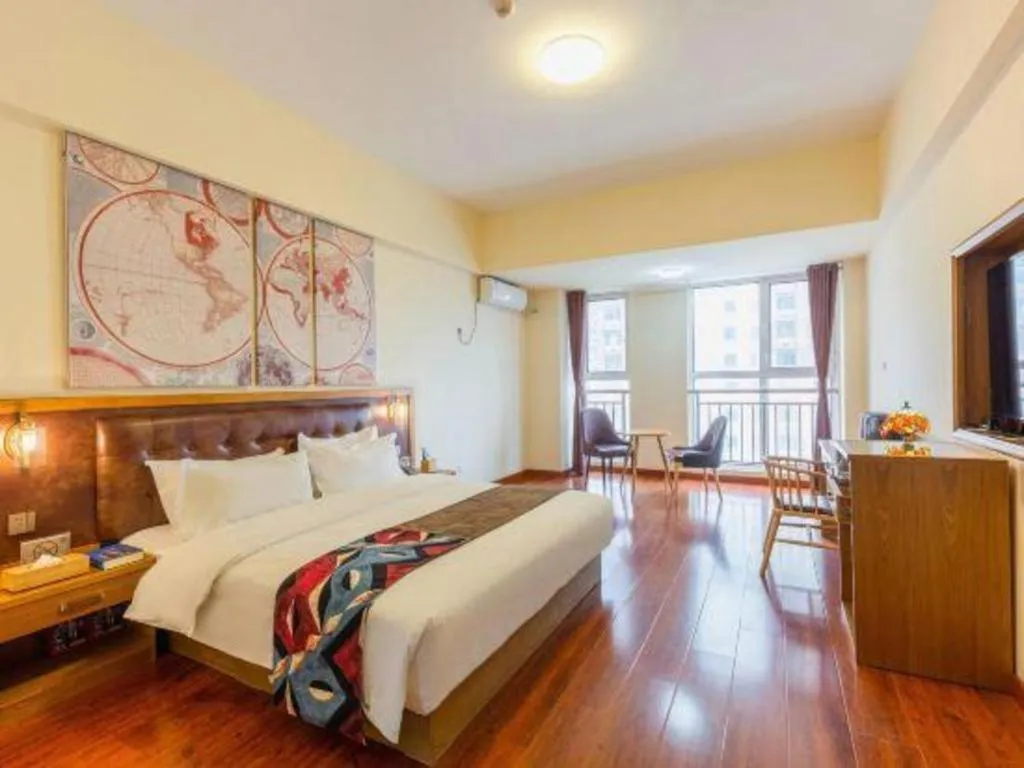 Bed in James Joyce Coffetel· Ji'Nan Changqing District Government Jingshi Xi Road