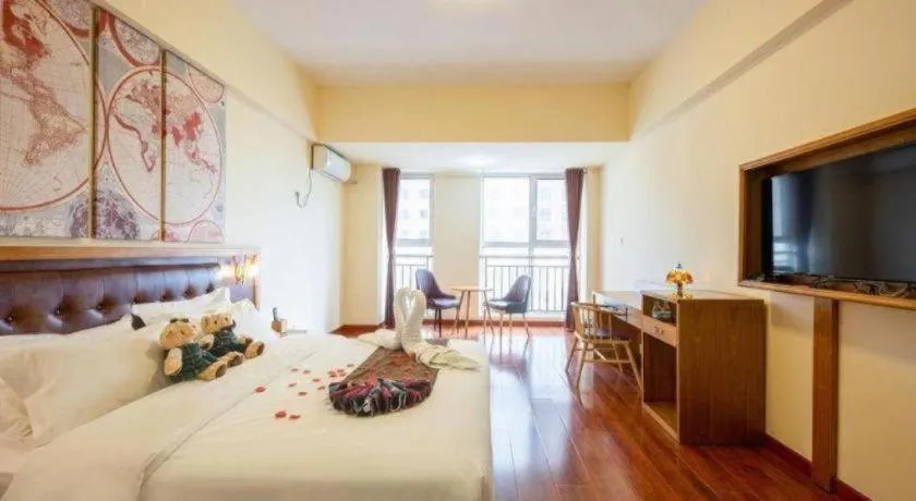 Bed in James Joyce Coffetel· Ji'Nan Changqing District Government Jingshi Xi Road