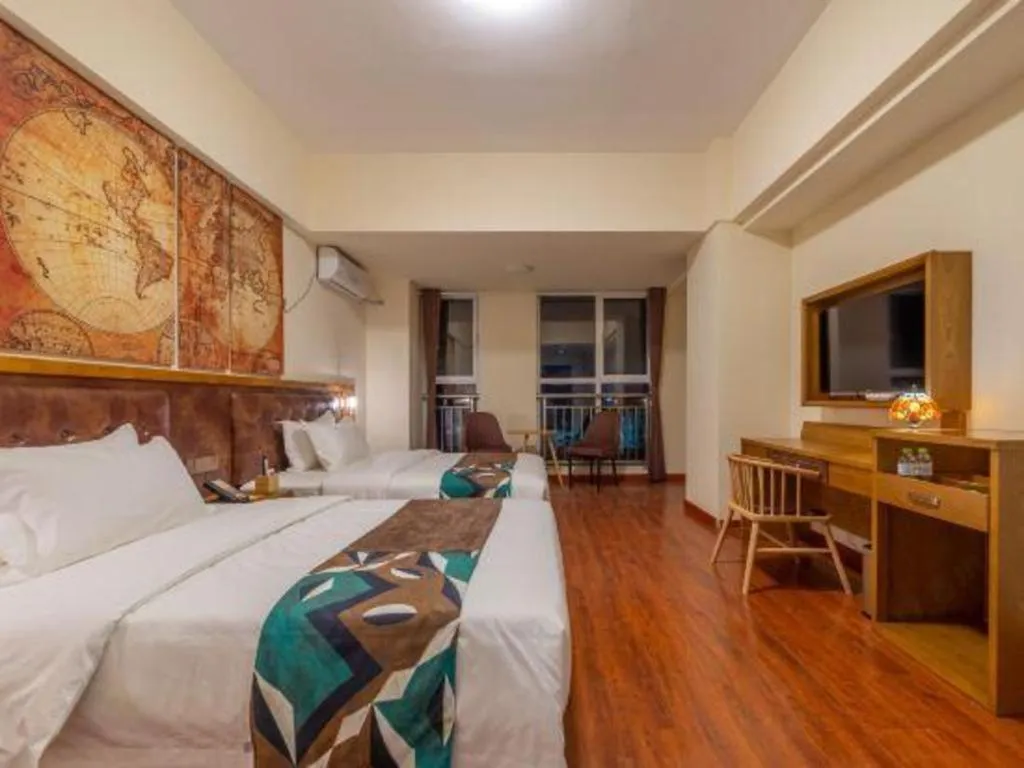 Bed in James Joyce Coffetel· Ji'Nan Changqing District Government Jingshi Xi Road