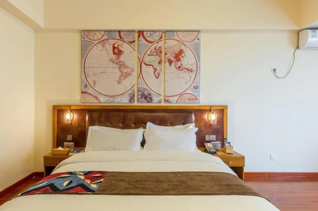 Bed in James Joyce Coffetel· Ji'Nan Changqing District Government Jingshi Xi Road