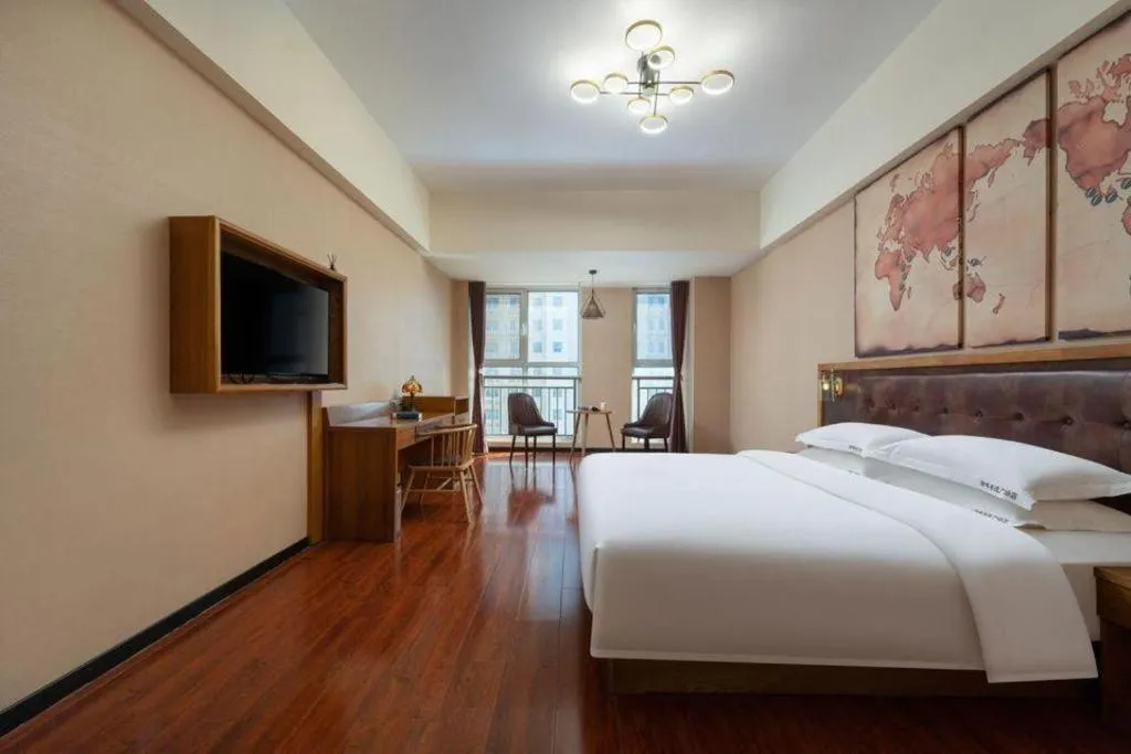 Bed in James Joyce Coffetel· Ji'Nan Changqing District Government Jingshi Xi Road