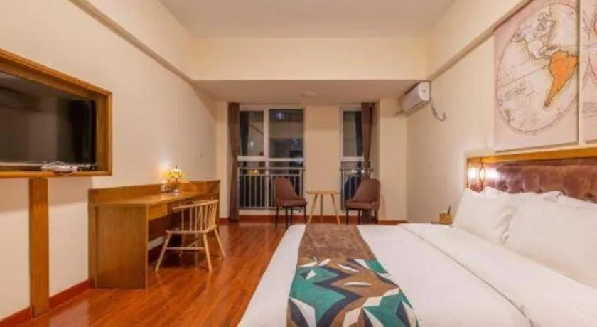 Bed in James Joyce Coffetel· Ji'Nan Changqing District Government Jingshi Xi Road