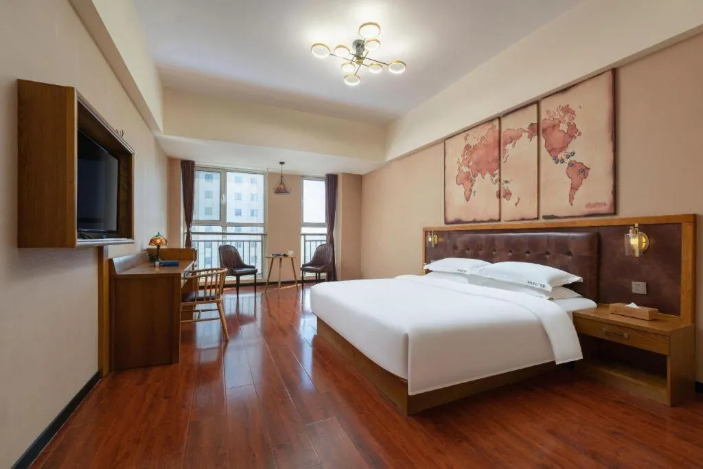 Bed in James Joyce Coffetel· Ji'Nan Changqing District Government Jingshi Xi Road