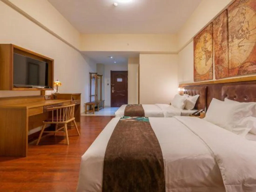 Bed in James Joyce Coffetel· Ji'Nan Changqing District Government Jingshi Xi Road