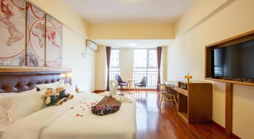 Bed in James Joyce Coffetel· Ji'Nan Changqing District Government Jingshi Xi Road