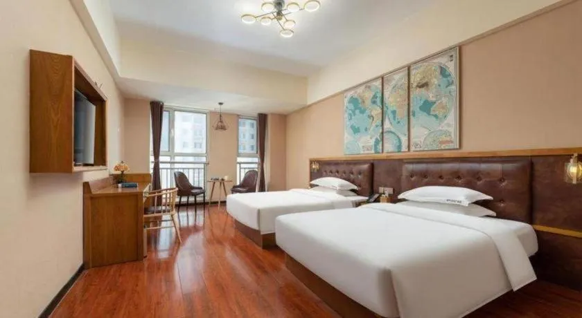 Bed in James Joyce Coffetel· Ji'Nan Changqing District Government Jingshi Xi Road