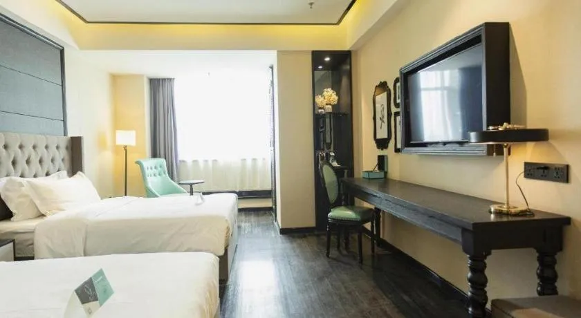 Bed in Xana Hotelle· Wulumuqi High Speed Railway Station Baonengcheng