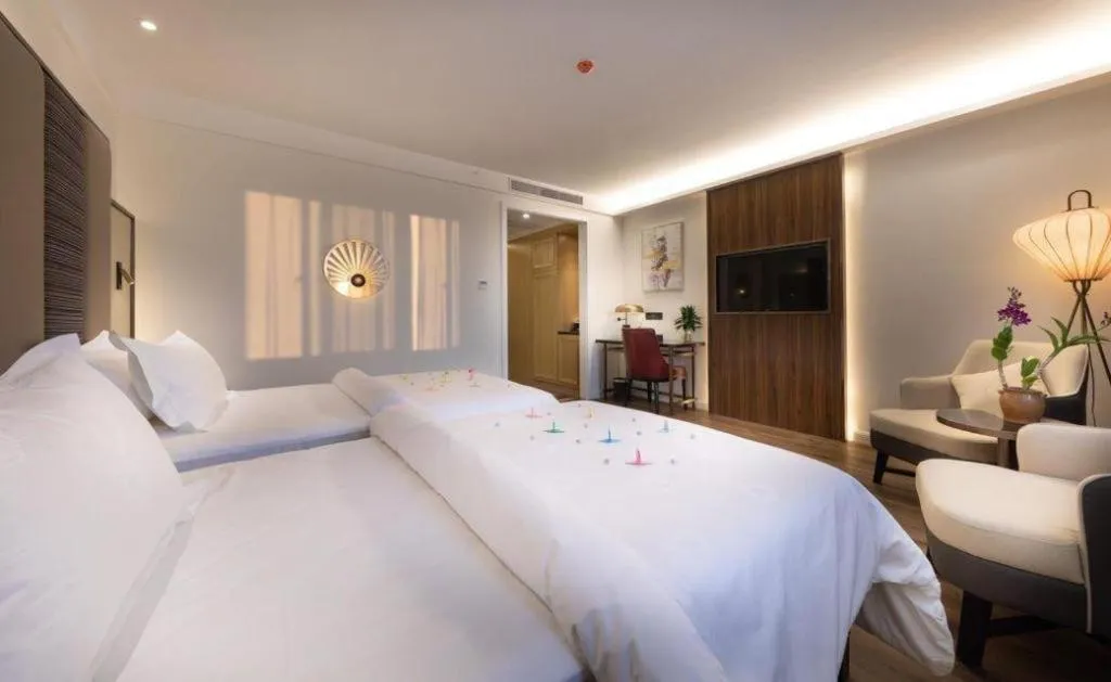 Bed in Jinjiang Metropolo Haikou East High Speed Railway Station Normal University