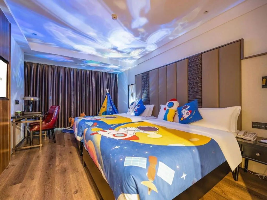 Bed in Jinjiang Metropolo Haikou East High Speed Railway Station Normal University