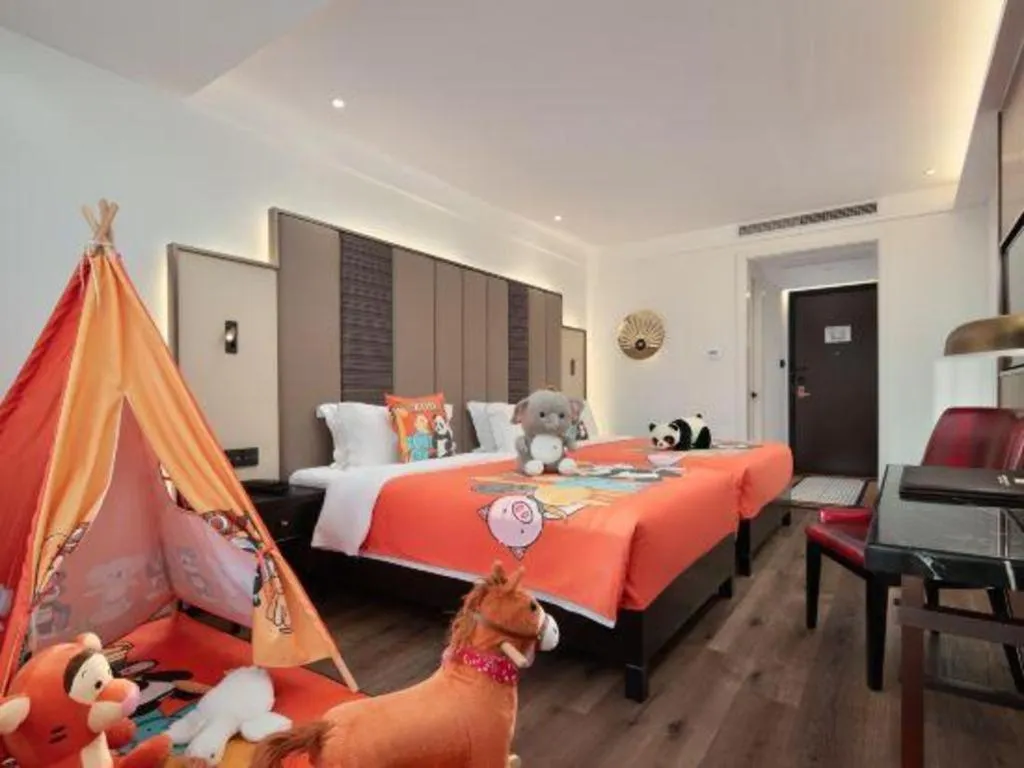 Bed in Jinjiang Metropolo Haikou East High Speed Railway Station Normal University