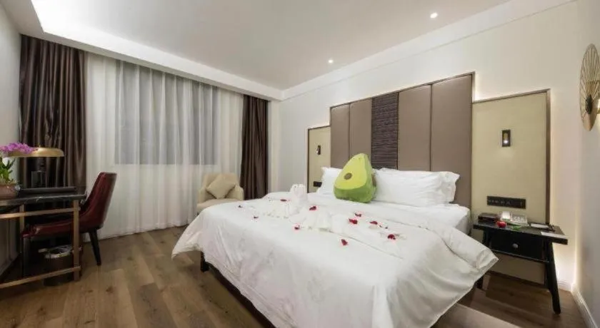 Bed in Jinjiang Metropolo Haikou East High Speed Railway Station Normal University