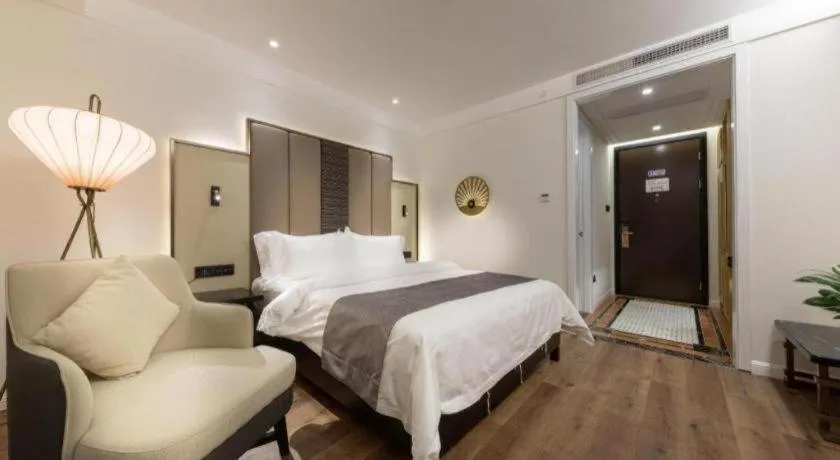 Bed in Jinjiang Metropolo Haikou East High Speed Railway Station Normal University