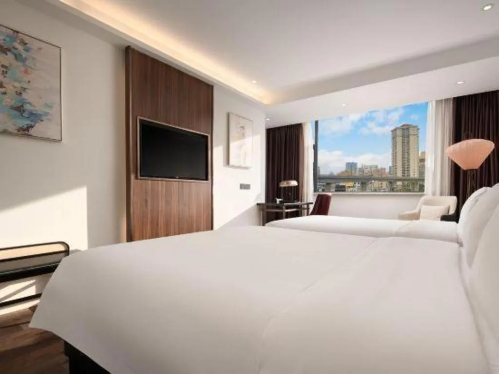 Bed in Jinjiang Metropolo Haikou East High Speed Railway Station Normal University