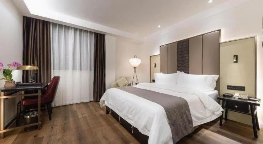 Bed in Jinjiang Metropolo Haikou East High Speed Railway Station Normal University