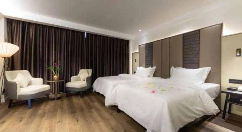 Bed in Jinjiang Metropolo Haikou East High Speed Railway Station Normal University