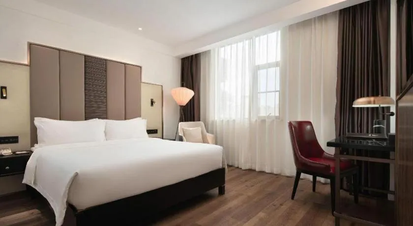 Bed in Jinjiang Metropolo Haikou East High Speed Railway Station Normal University