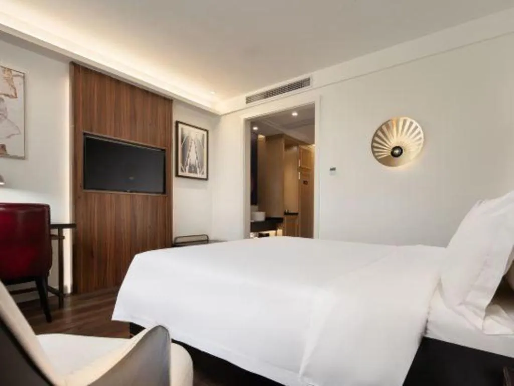 Bed in Jinjiang Metropolo Haikou East High Speed Railway Station Normal University