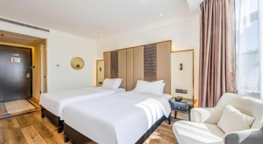 Bed in Jinjiang Metropolo Haikou East High Speed Railway Station Normal University