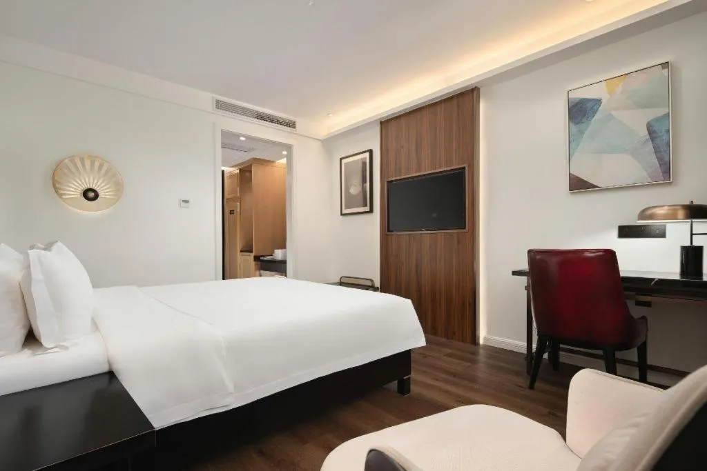 Bed in Jinjiang Metropolo Haikou East High Speed Railway Station Normal University