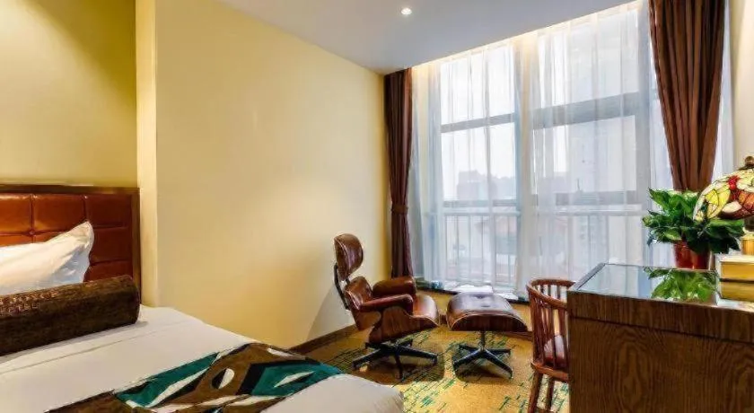 Bed in James Joyce Coffetel· Xianyang Renmin Road Central Square Store