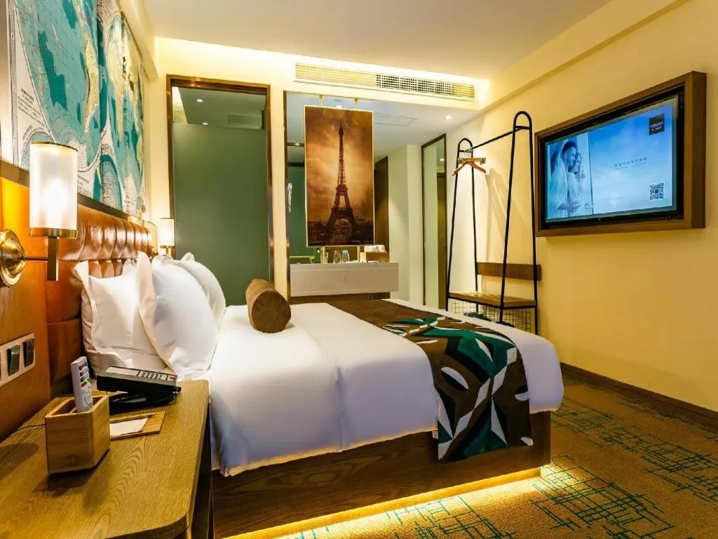 Bed in James Joyce Coffetel· Xianyang Renmin Road Central Square Store