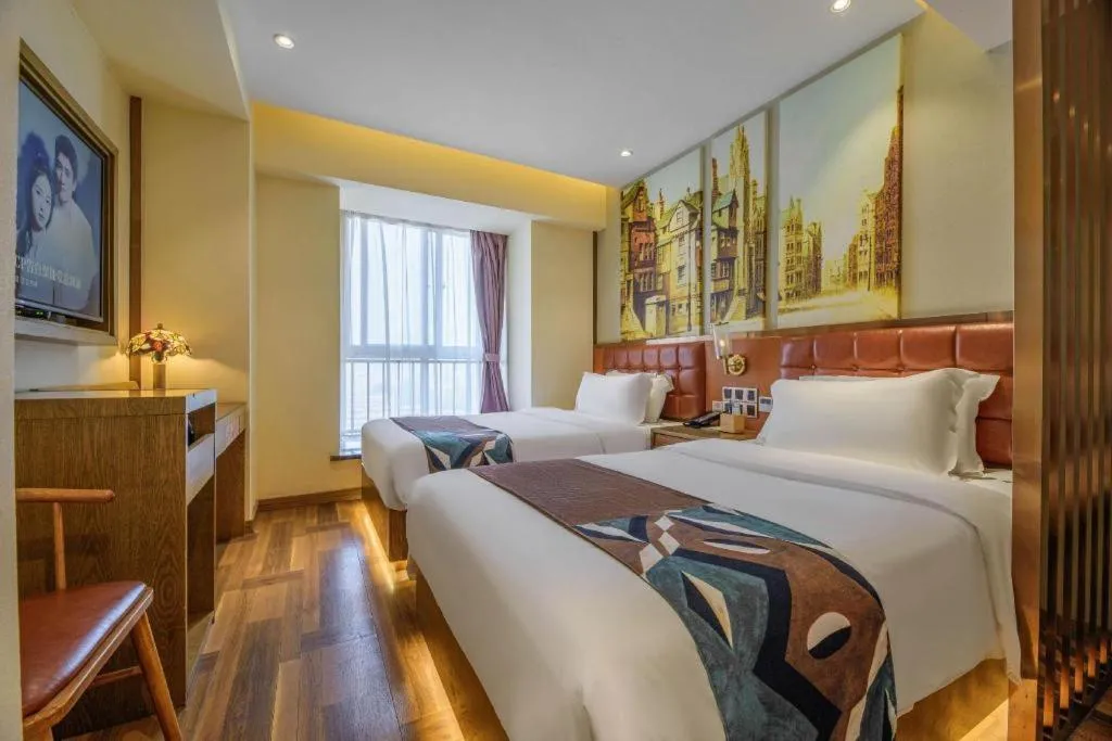 Bed in James Joyce Coffetel· Xianyang Renmin Road Central Square Store