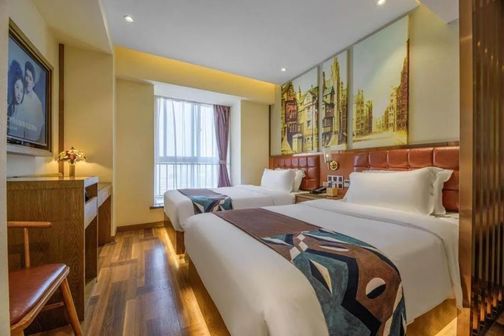 Bed in James Joyce Coffetel· Xianyang Renmin Road Central Square Store