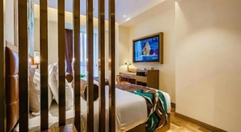 Bed in James Joyce Coffetel· Xianyang Renmin Road Central Square Store