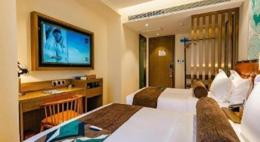 Bed in James Joyce Coffetel· Xianyang Renmin Road Central Square Store