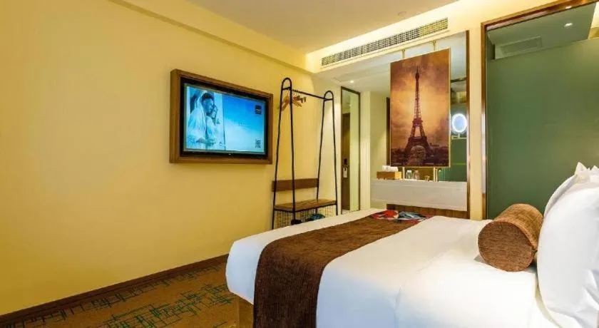 Bed in James Joyce Coffetel· Xianyang Renmin Road Central Square Store