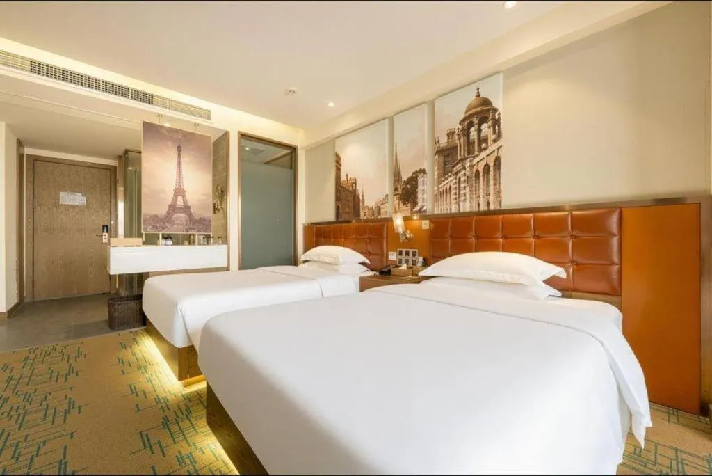 Bed in James Joyce Coffetel· Xianyang Renmin Road Central Square Store