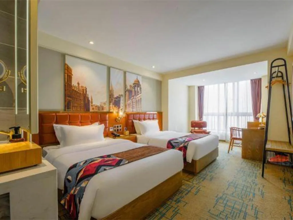 Bed in James Joyce Coffetel· Xianyang Renmin Road Central Square Store