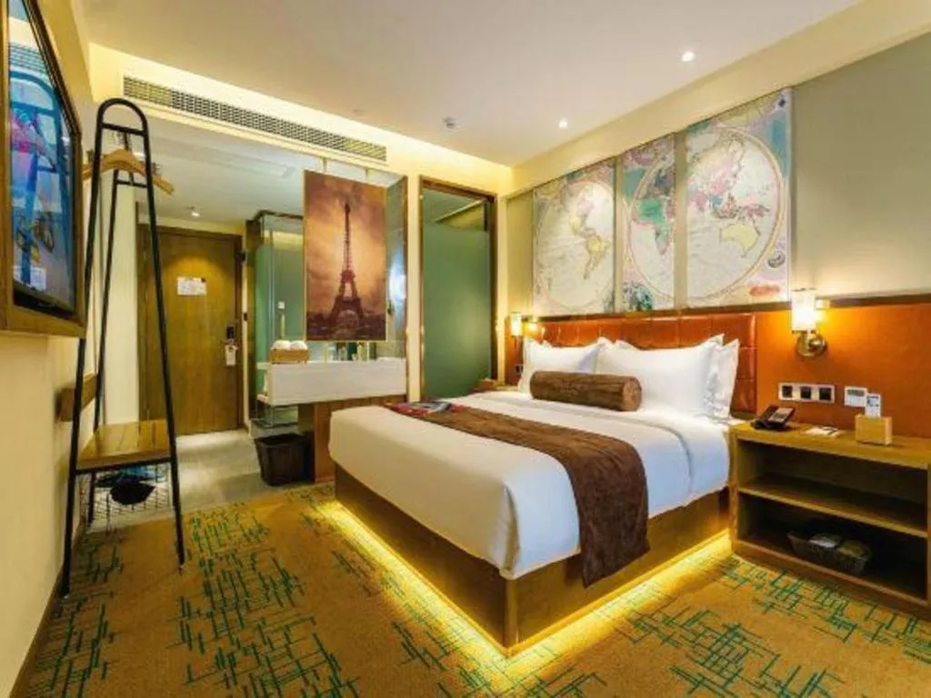 Bed in James Joyce Coffetel· Xianyang Renmin Road Central Square Store