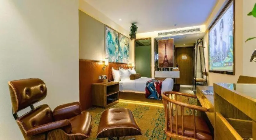 Bed in James Joyce Coffetel· Xianyang Renmin Road Central Square Store