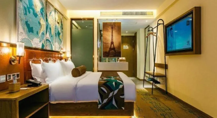 Bed in James Joyce Coffetel· Xianyang Renmin Road Central Square Store