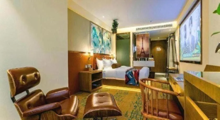 Bed in James Joyce Coffetel· Xianyang Renmin Road Central Square Store