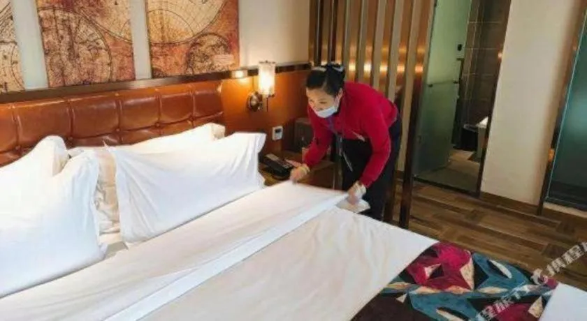 Bed in James Joyce Coffetel· Xianyang Renmin Road Central Square Store