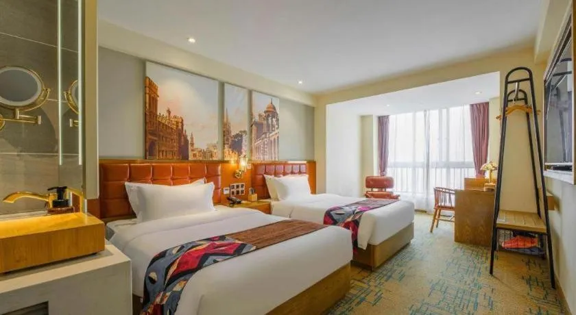 Bed in James Joyce Coffetel· Xianyang Renmin Road Central Square Store