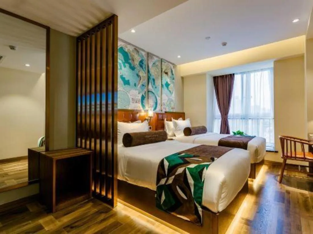 Bed in James Joyce Coffetel· Xianyang Renmin Road Central Square Store