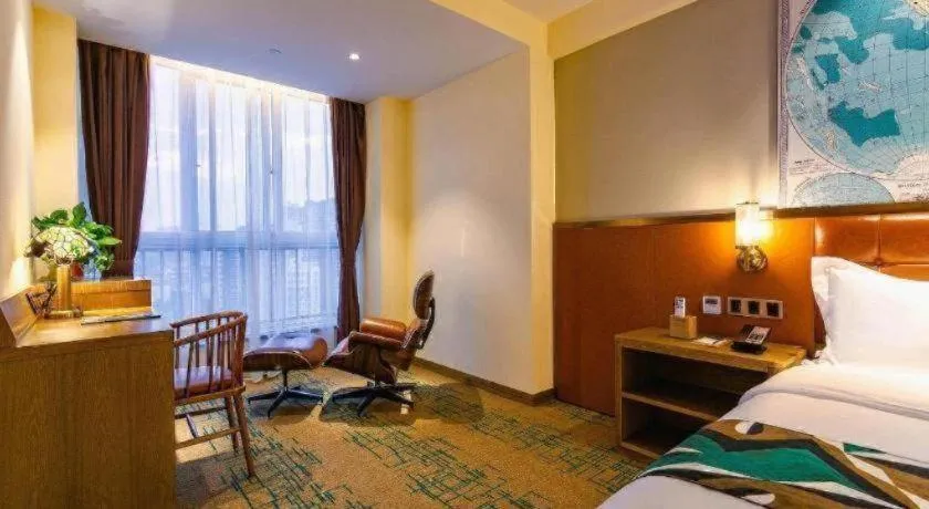 Bed in James Joyce Coffetel· Xianyang Renmin Road Central Square Store