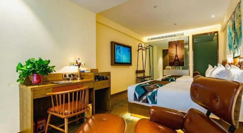 Bed in James Joyce Coffetel· Xianyang Renmin Road Central Square Store