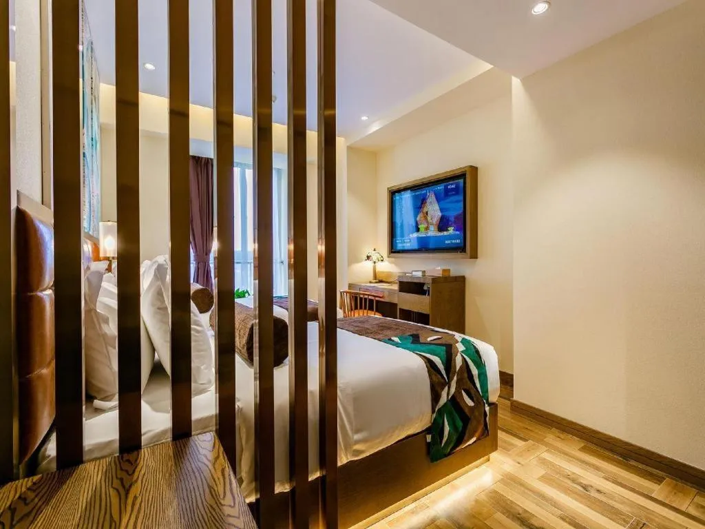 Bed in James Joyce Coffetel· Xianyang Renmin Road Central Square Store