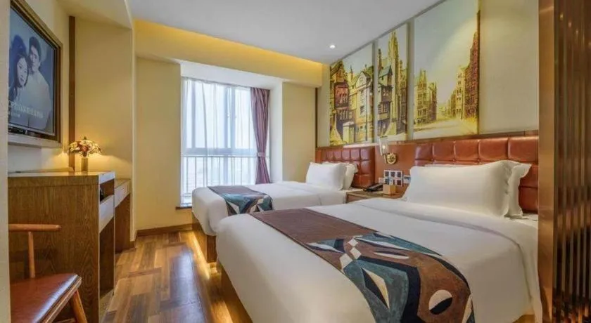 Bed in James Joyce Coffetel· Xianyang Renmin Road Central Square Store